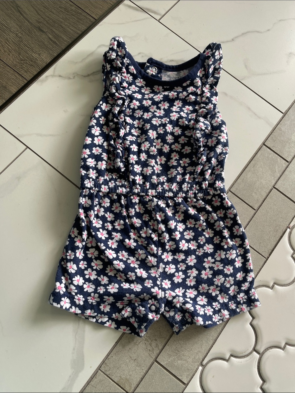 Carter's Navy Floral Baby/Toddler Dress